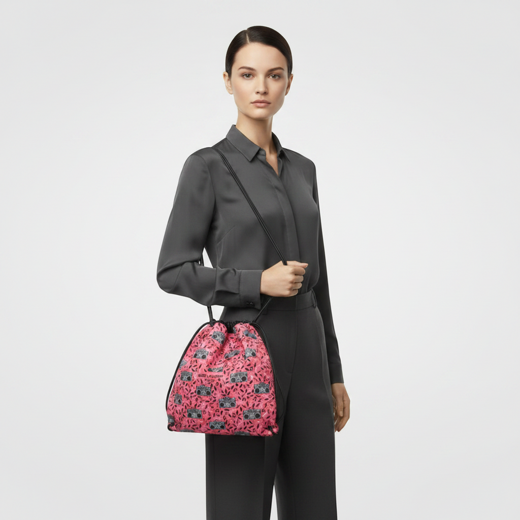 Saint Laurent Teddy · Drawstring Backpack