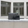 Balenciaga Logo Print · Leather Clutch