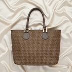 Fendi Zucchino · Coated Canvas Tote