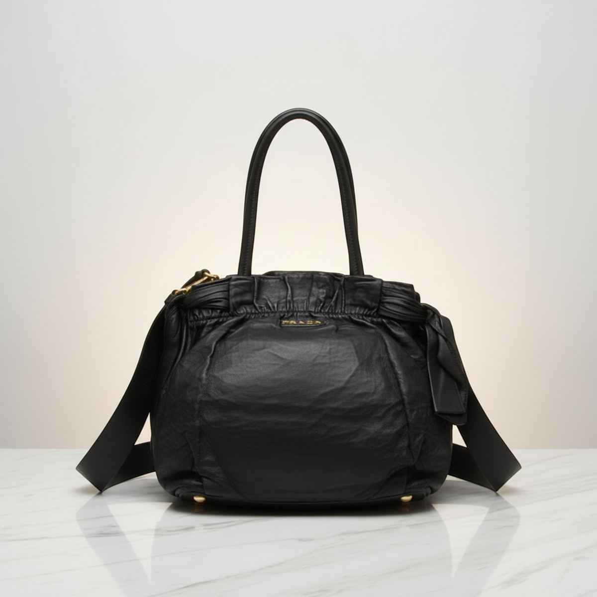 Prada Side Bow · Nappa Leather