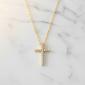 Star Jewelry Cross · 18K Yellow Gold · Diamond