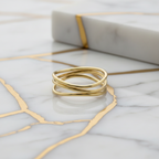 Tiffany Wave 3-Row · 18K Yellow Gold