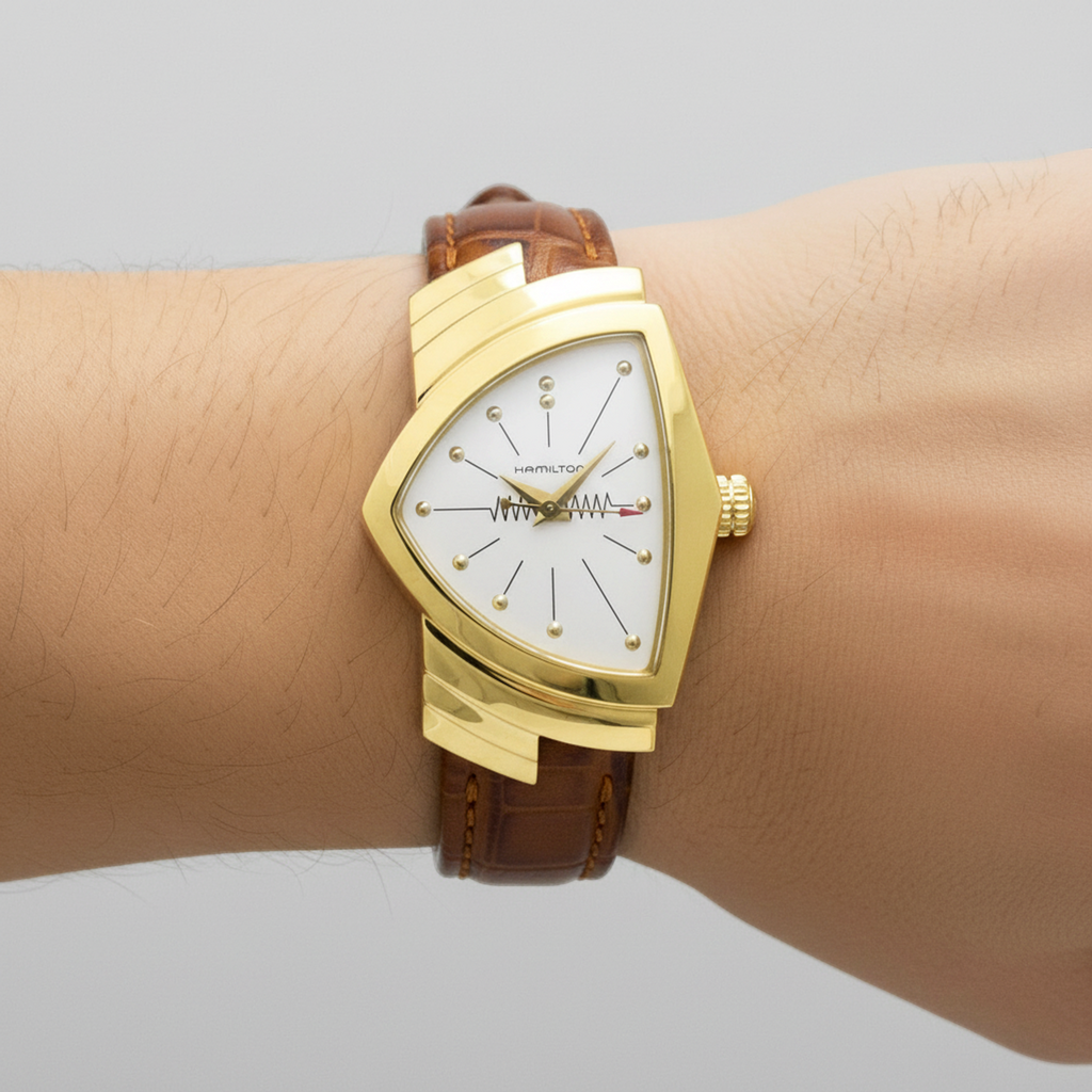 Hamilton Ventura · Gold Plated · Quartz