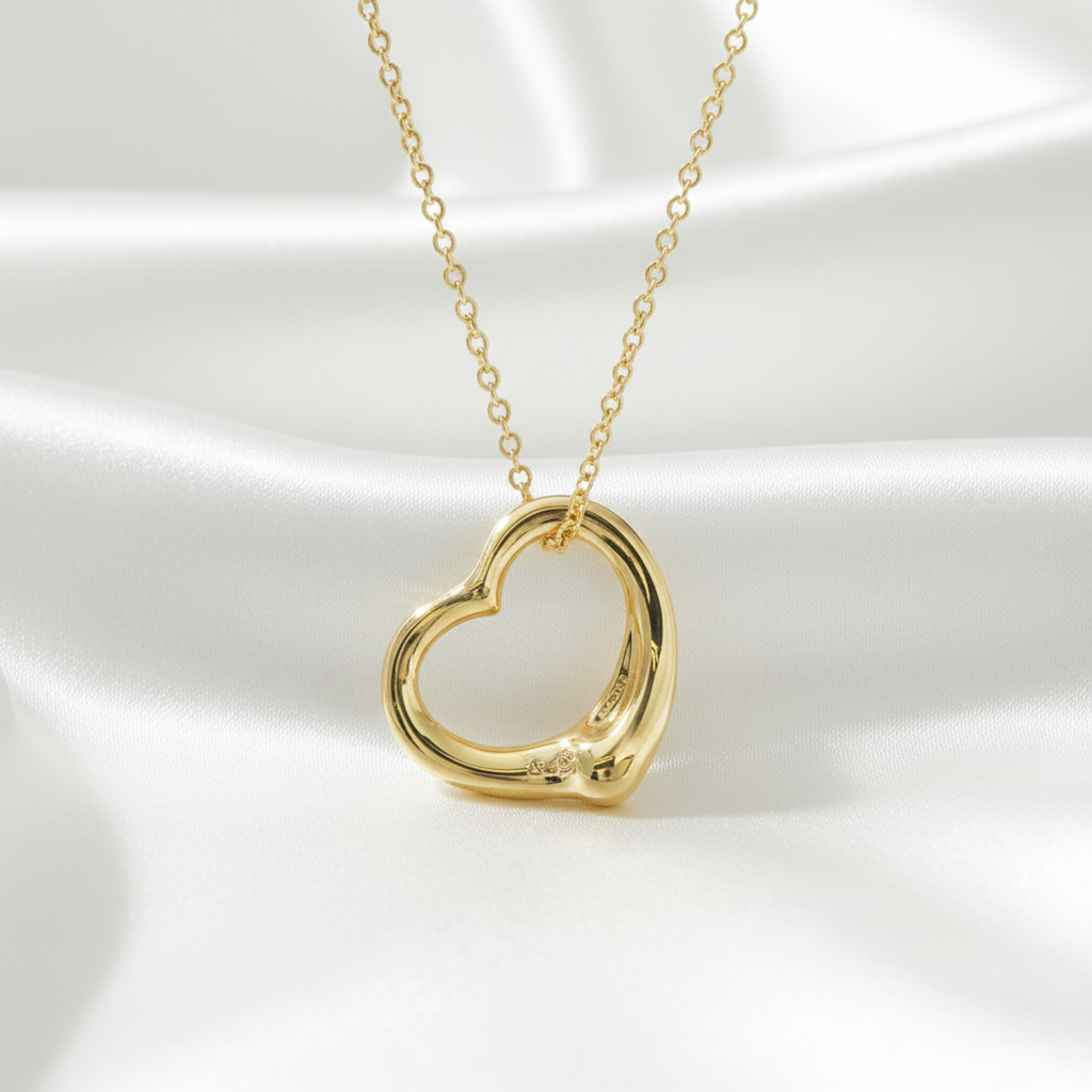 Tiffany Open Heart · 18K Yellow Gold