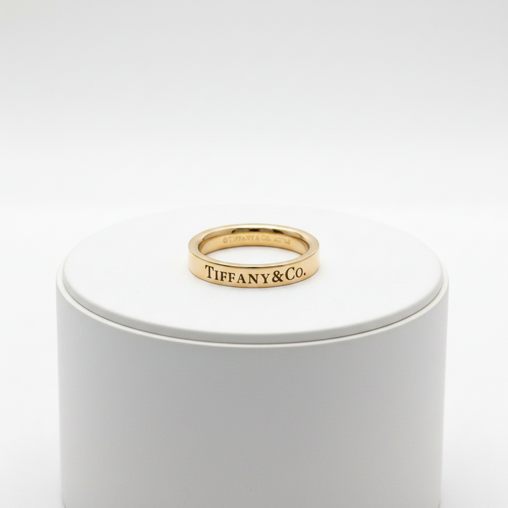 Tiffany Flat Band · Rose Gold