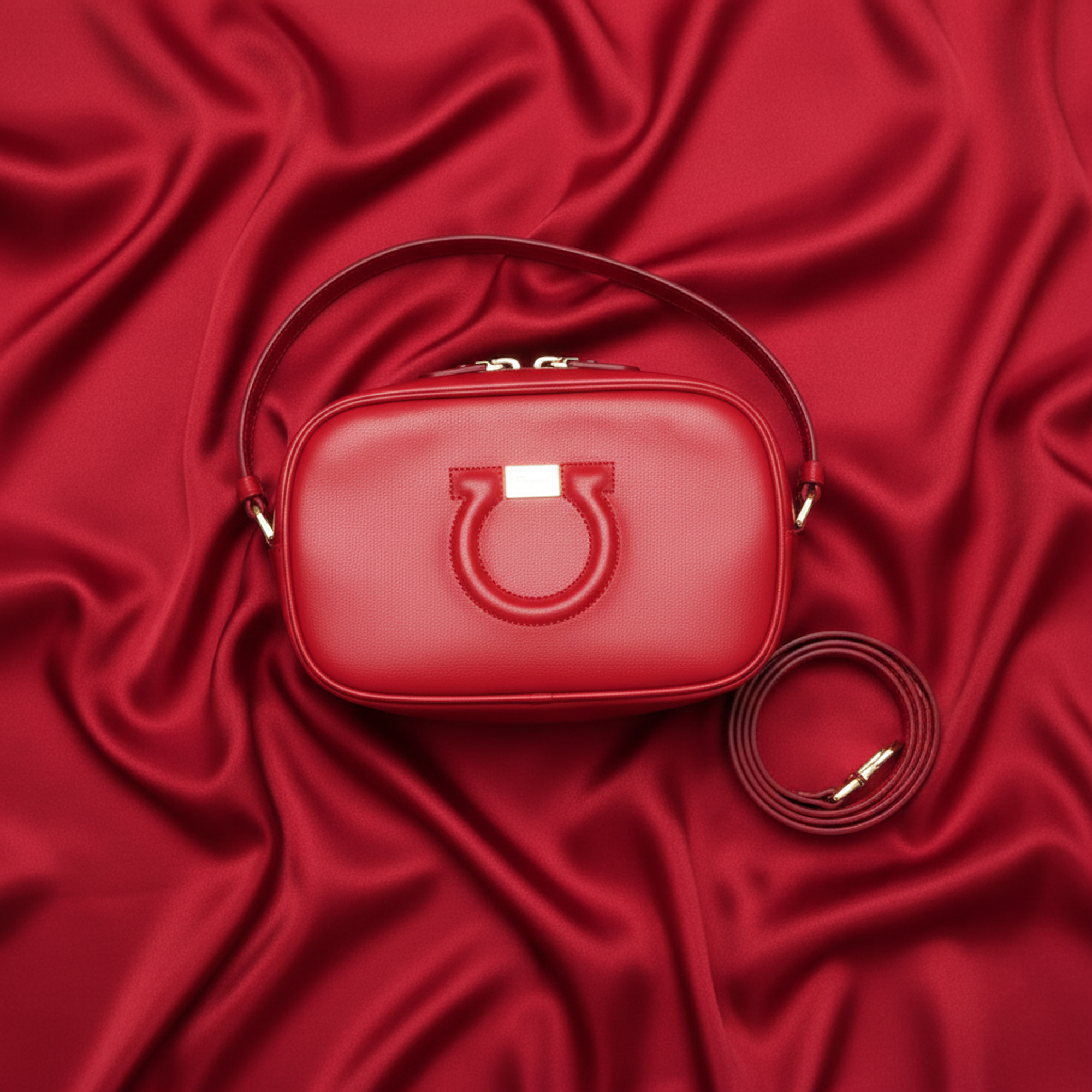 Salvatore Ferragamo Gancini · Leather