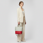 Celine Cabas Vertical · Bicolor Leather