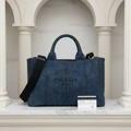Prada Canapa · Denim Tote