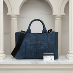 Prada Canapa · Denim Tote