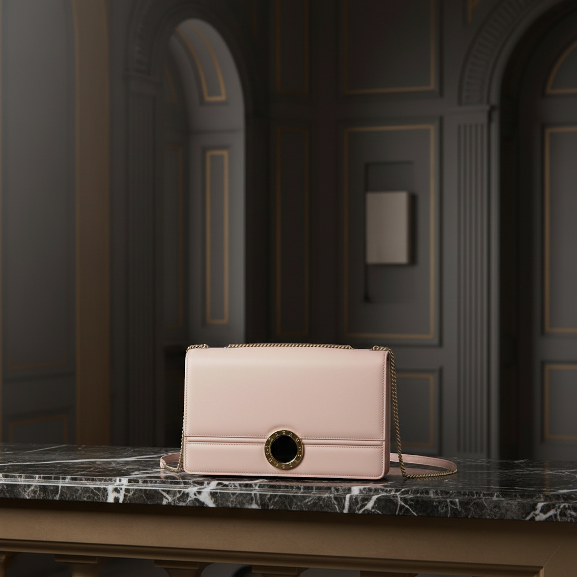 Bvlgari Bvlgari · Chain Shoulder Bag · Leather