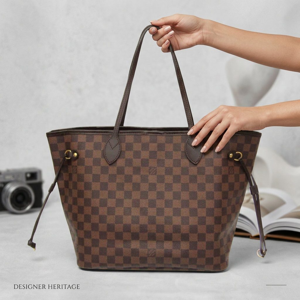 Louis Vuitton Neverfull MM · Damier Ebene