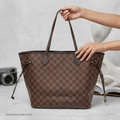 Louis Vuitton Neverfull MM · Damier Ebene
