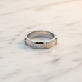 Harry Winston HW Logo · Diamond · 18K White Gold
