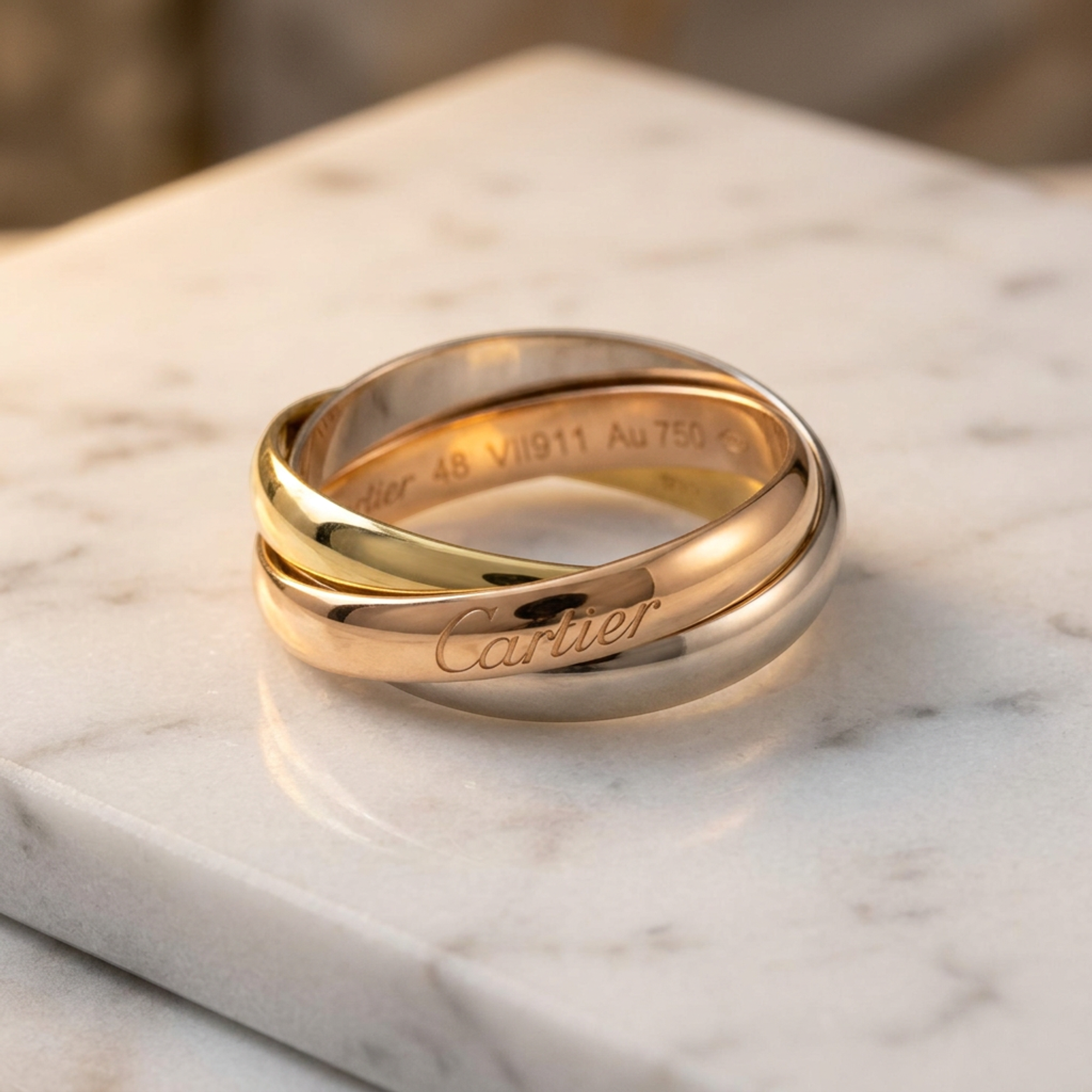 Cartier Trinity · Tri-Gold