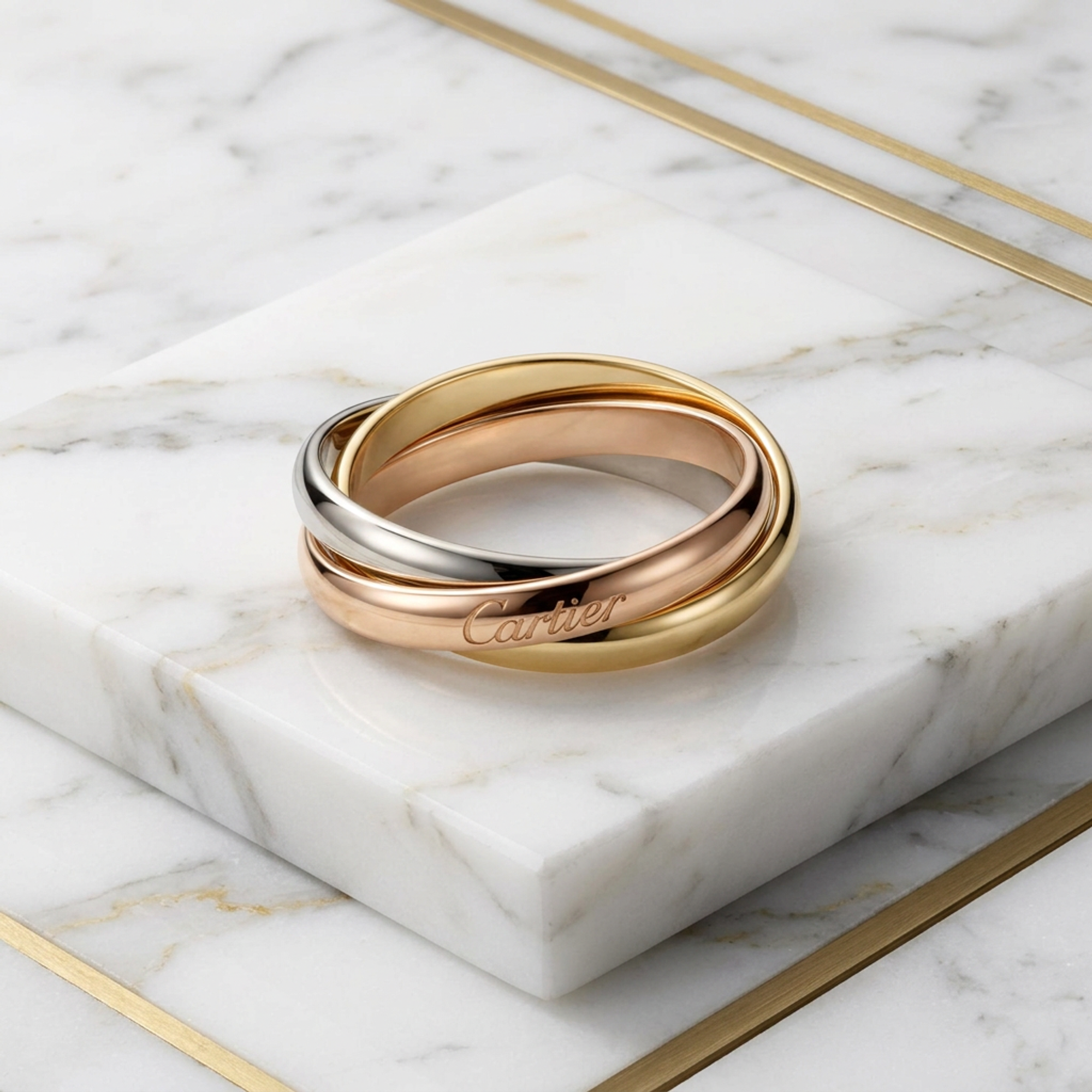 Cartier Trinity · Tri-Gold