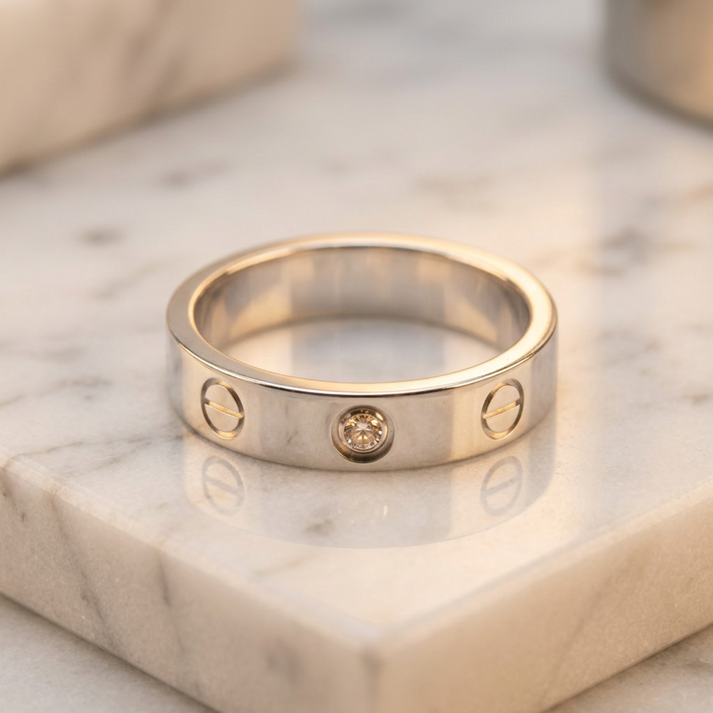 Cartier Mini Love · Diamond · 18K White Gold