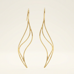 Tiffany Wave · 18K Yellow Gold · Earrings