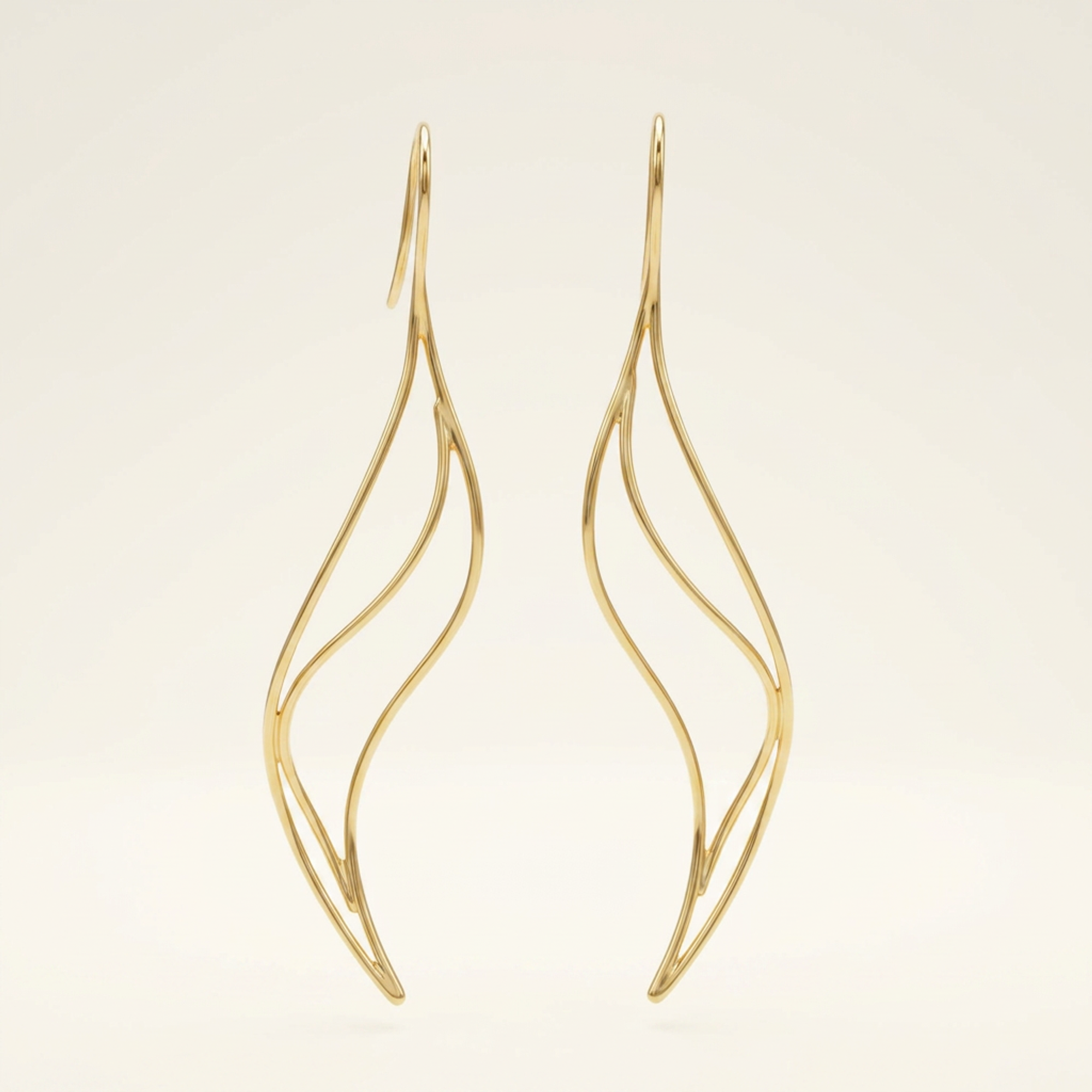 Tiffany Wave · 18K Yellow Gold · Earrings