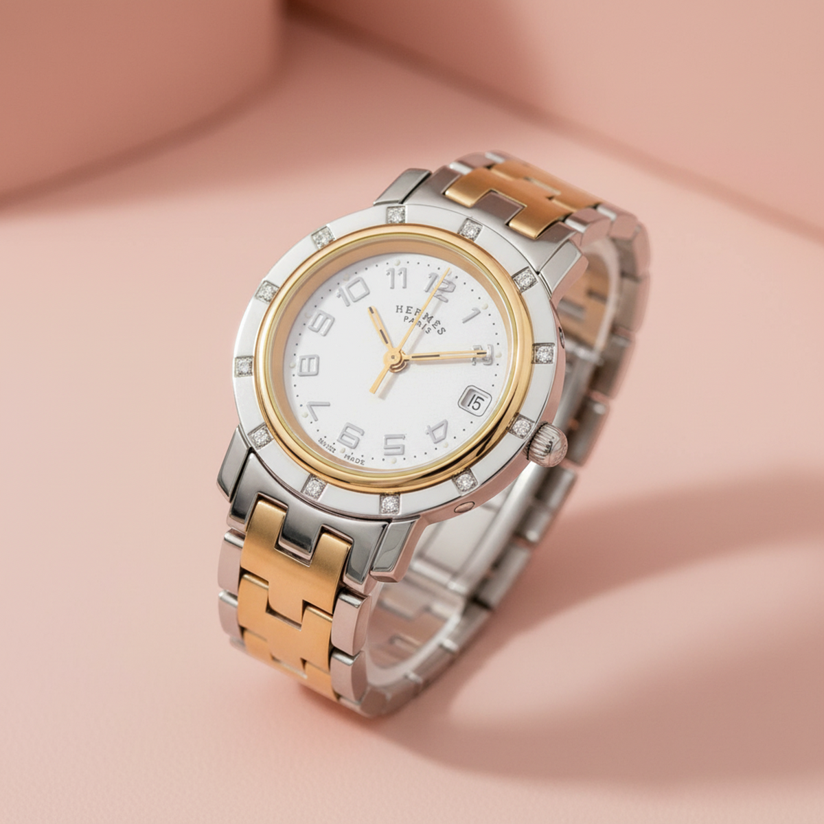 Hermes Clipper · Diamond · Mother-of-Pearl