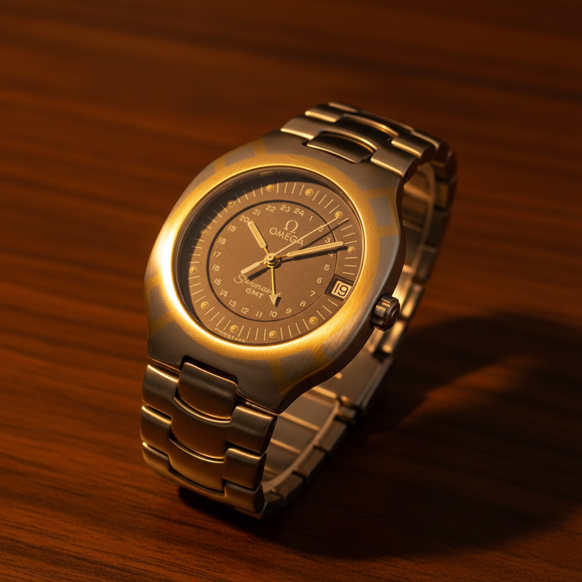 Omega Seamaster Polaris GMT · Steel & Gold