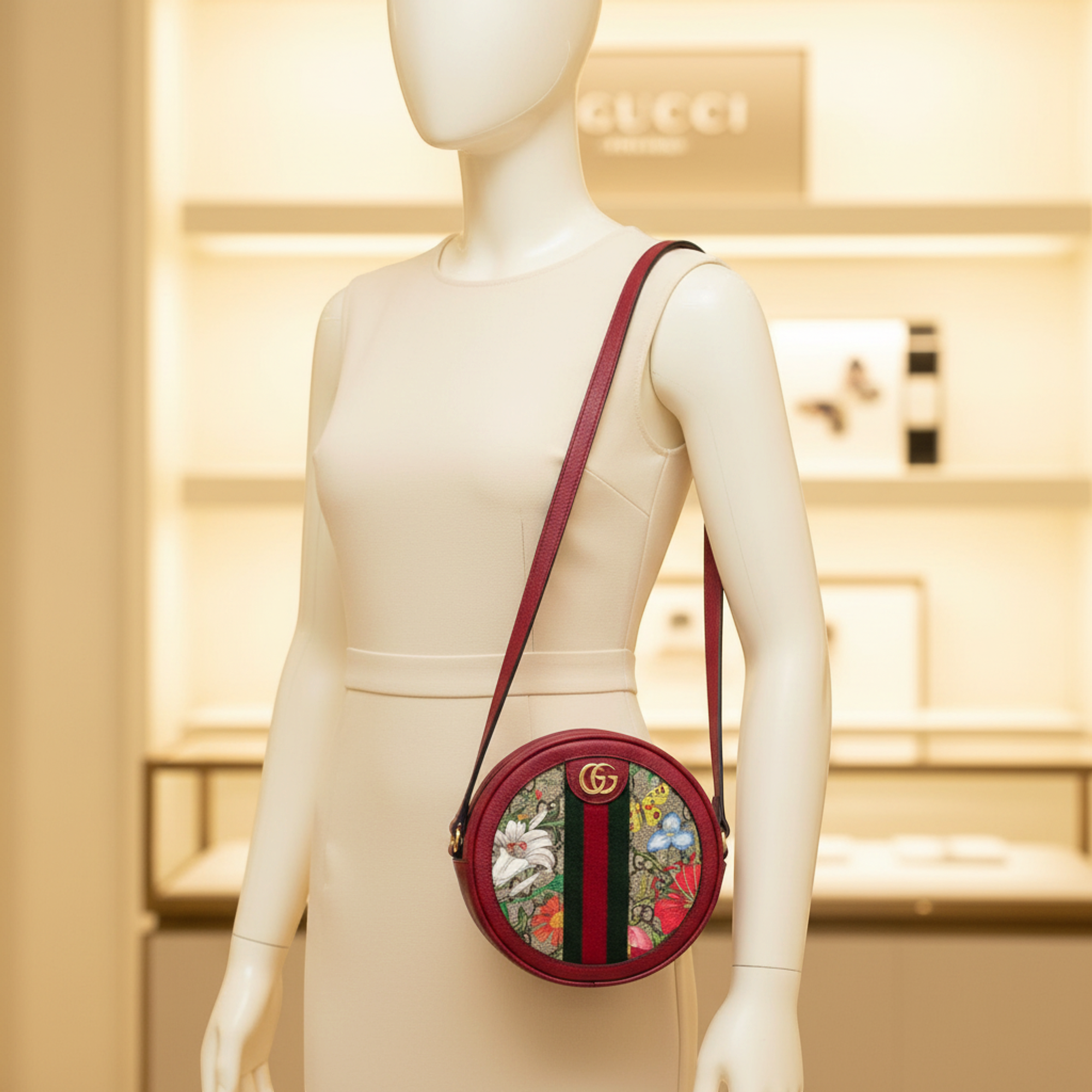 Gucci Ophidia GG Flora · Mini Backpack