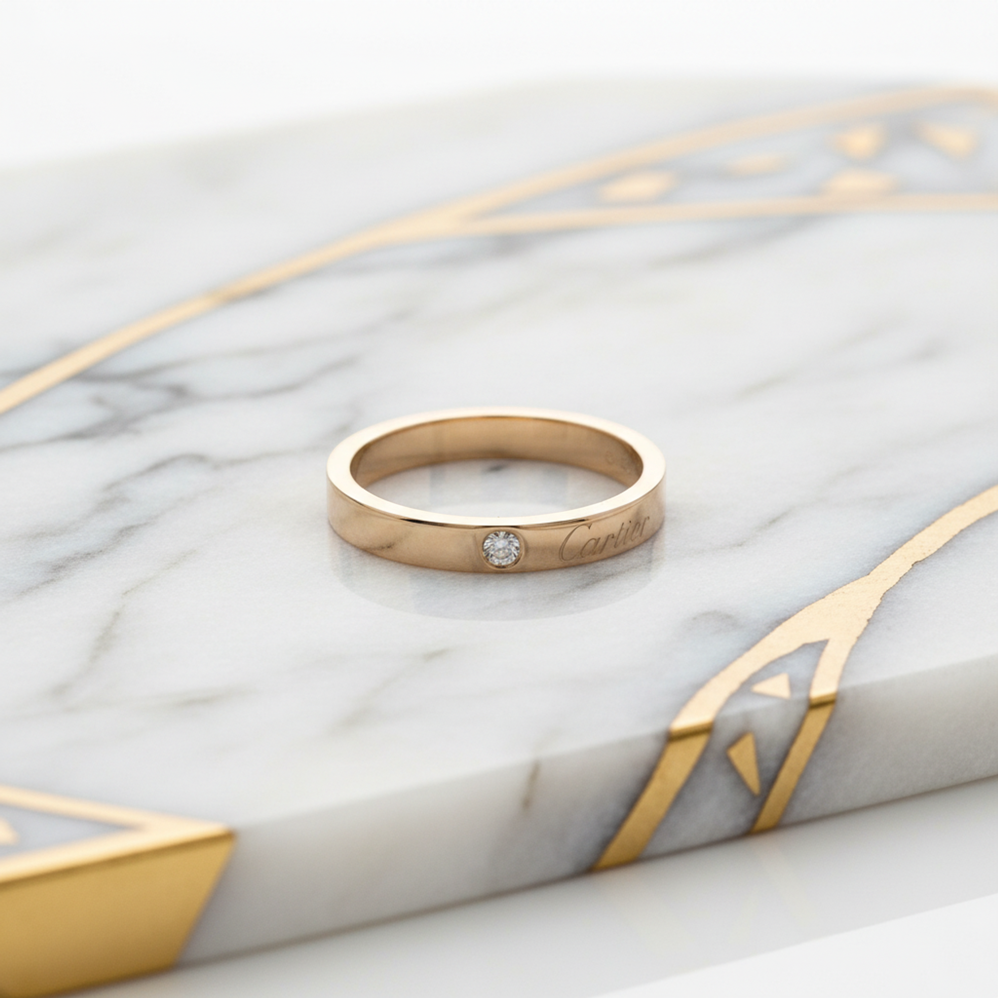 Cartier C de Cartier · Diamond · Rose Gold