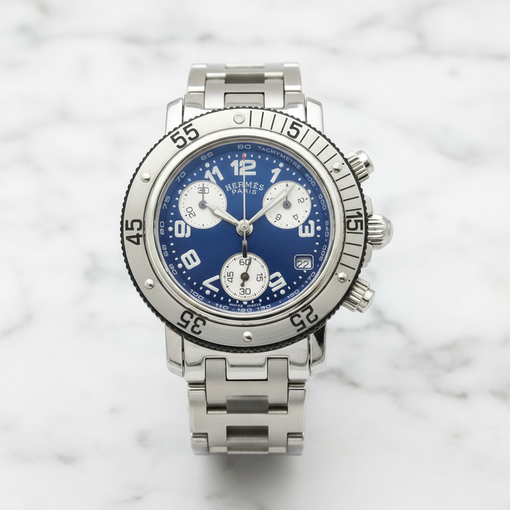Hermès Clipper Diver · Steel · Chronograph