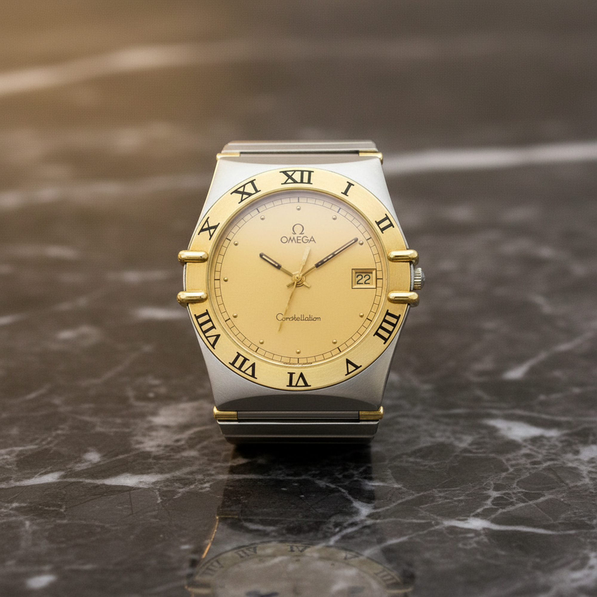 Omega Constellation · Steel & 18K Gold · Quartz