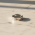 Tiffany Flat Band · Platinum