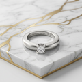 Cartier C de Cartier · 18K White Gold · Diamond