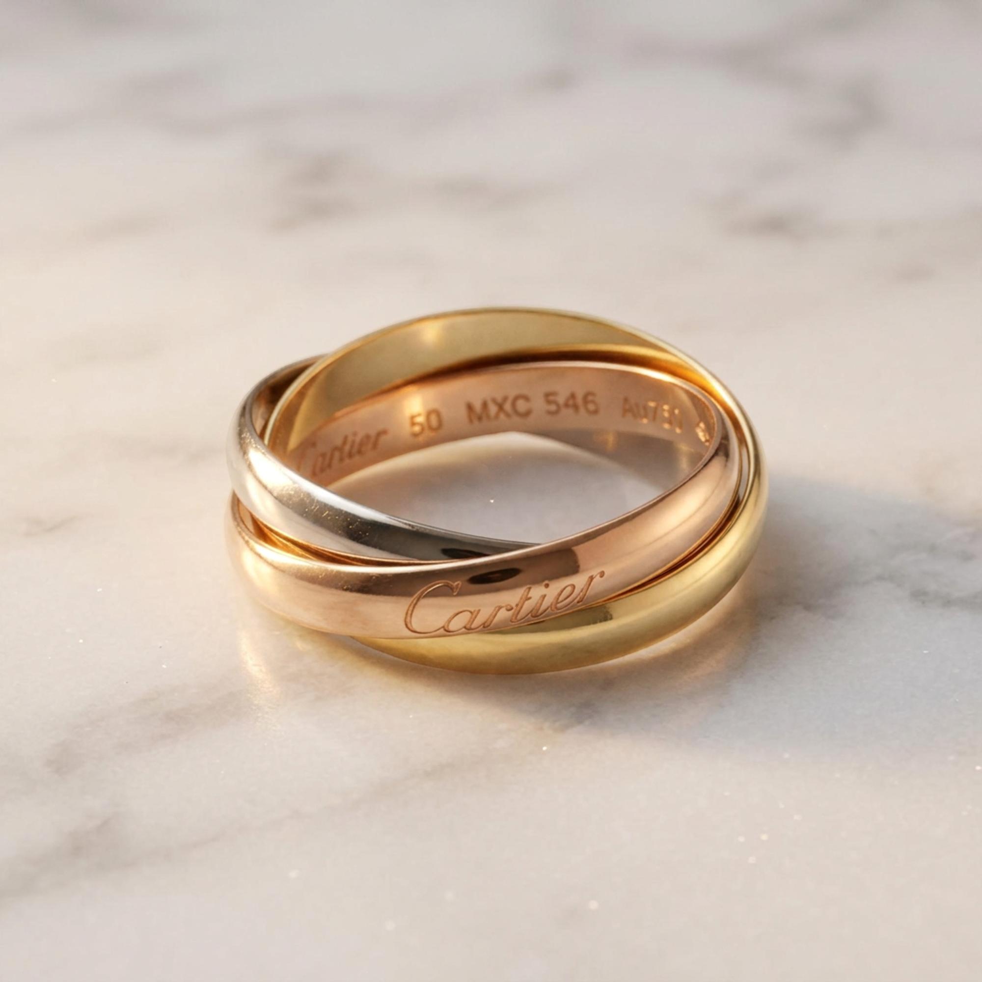 Cartier Trinity · Tri-Gold