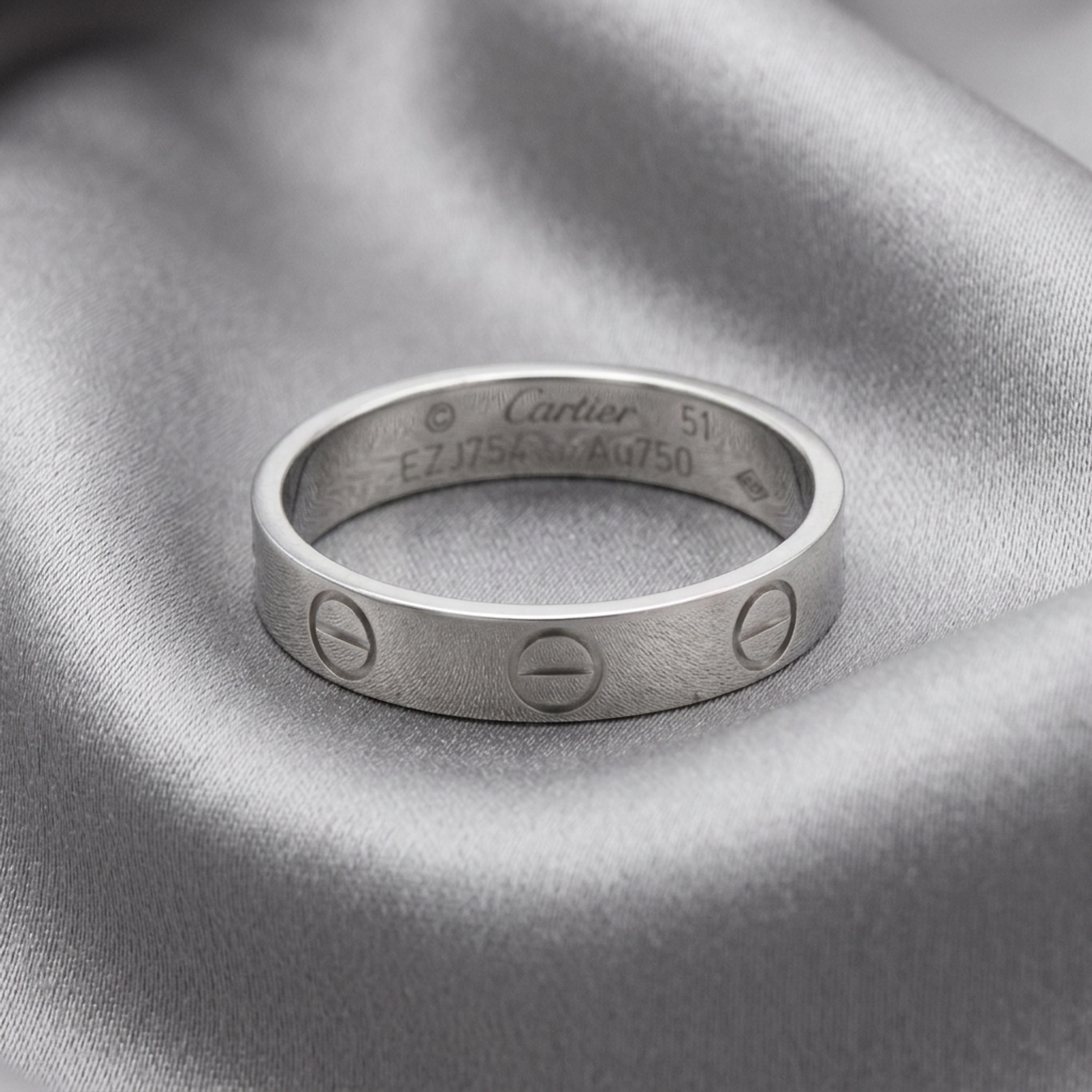 Cartier Mini Love · 18K White Gold · Diamond