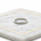 Tiffany Milgrain Band Ring · Platinum