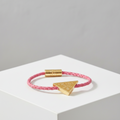 Prada Nappa Triangle · Leather Bangle