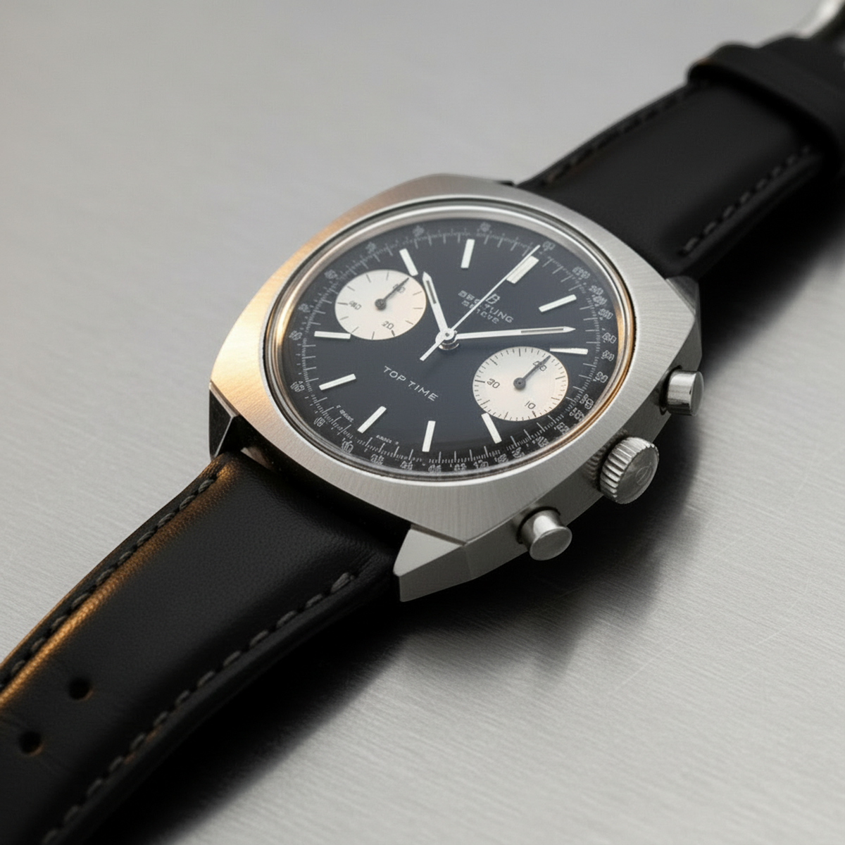 Breitling Top Time · Steel · Manual Wind