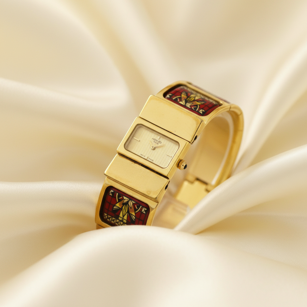 Hermès Loque · Gold Plated · Quartz