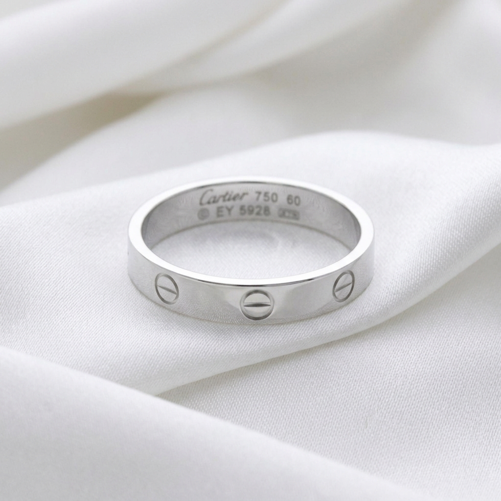 Cartier Mini Love Ring · 18K White Gold