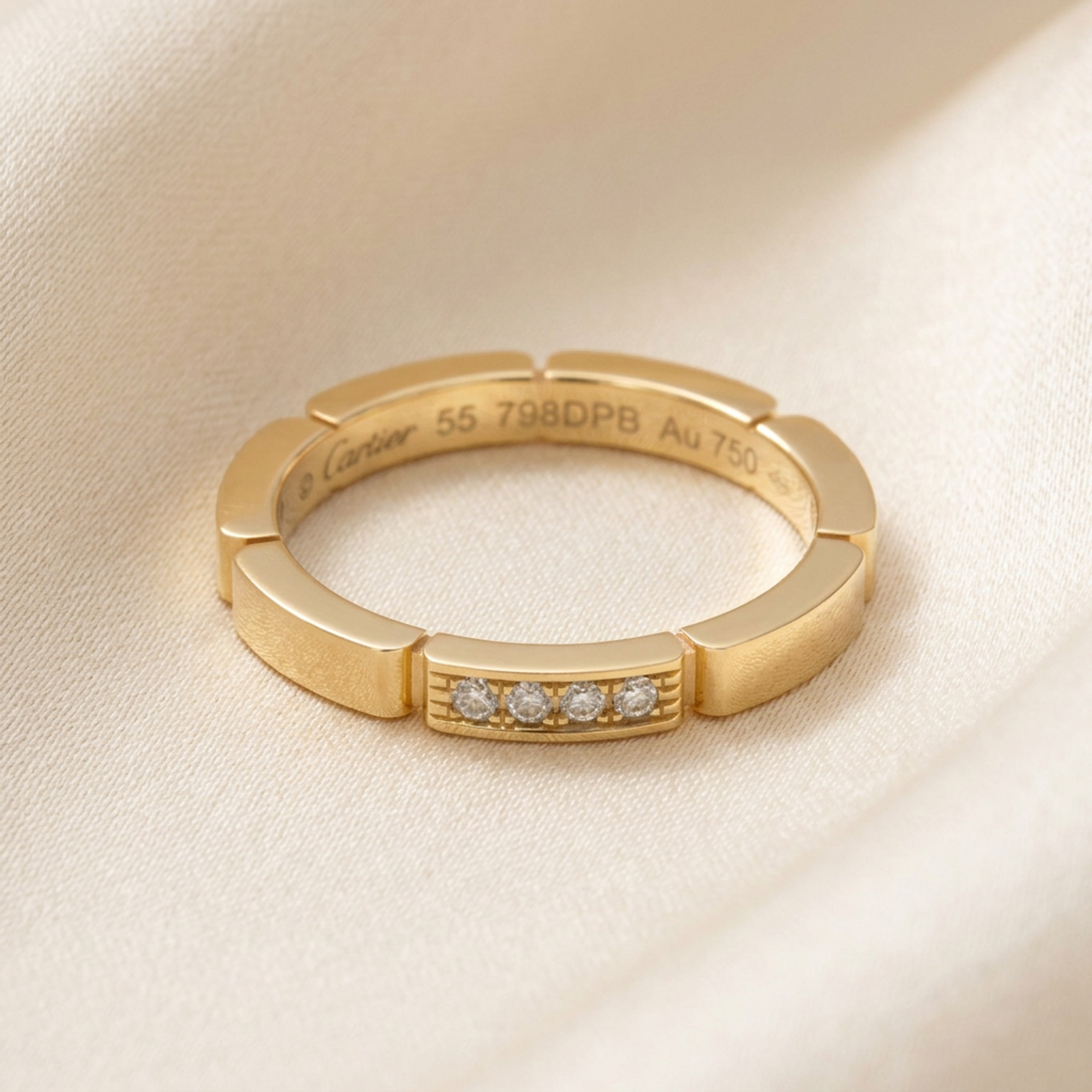 Cartier Maillon Panthère · Diamond · Rose Gold