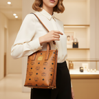 MCM Aren · Cognac Visetos