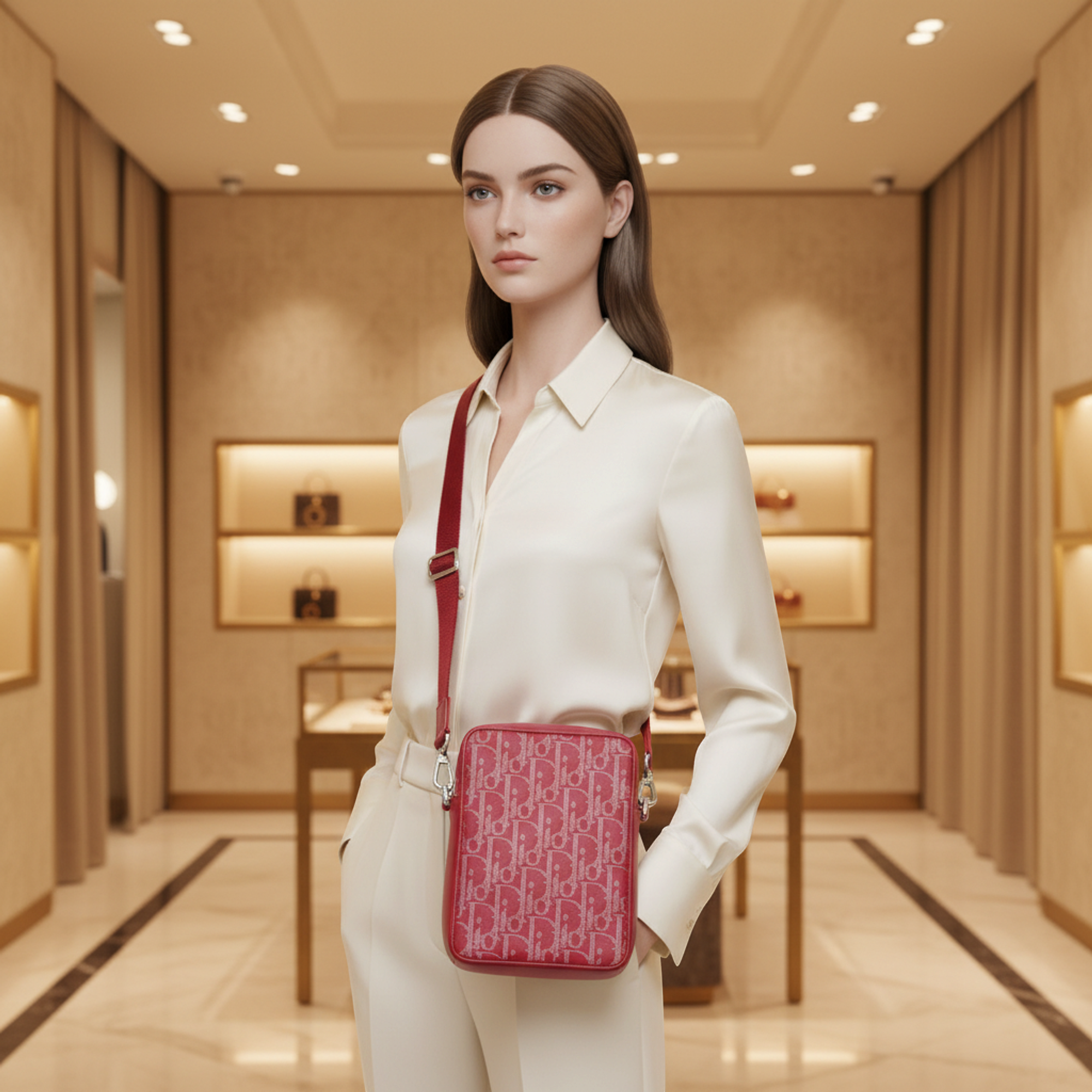 Christian Dior Oblique · Leather Shoulder
