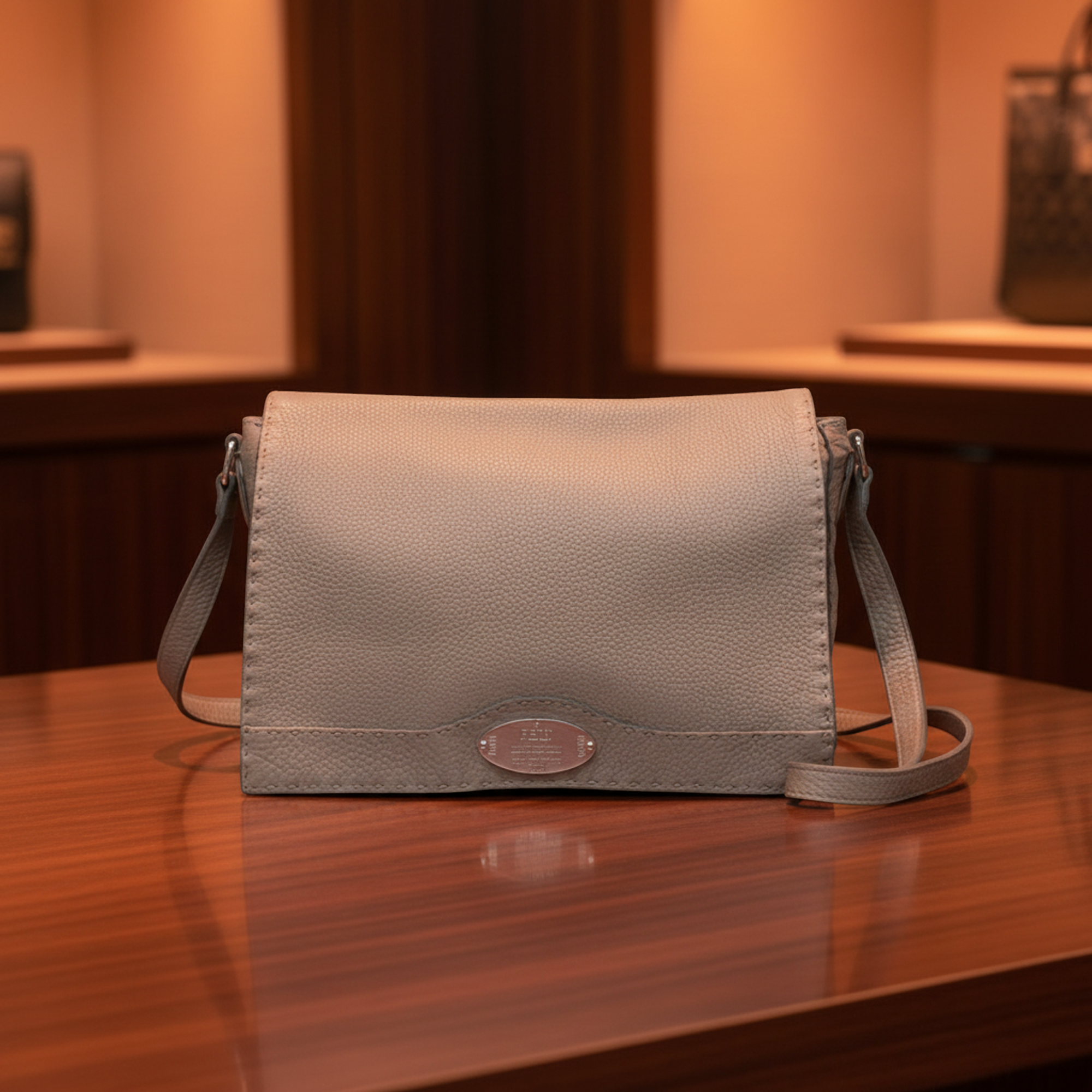 Fendi Selleria · Leather Messenger