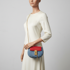 Chloé Drew Mini · Denim Crossbody