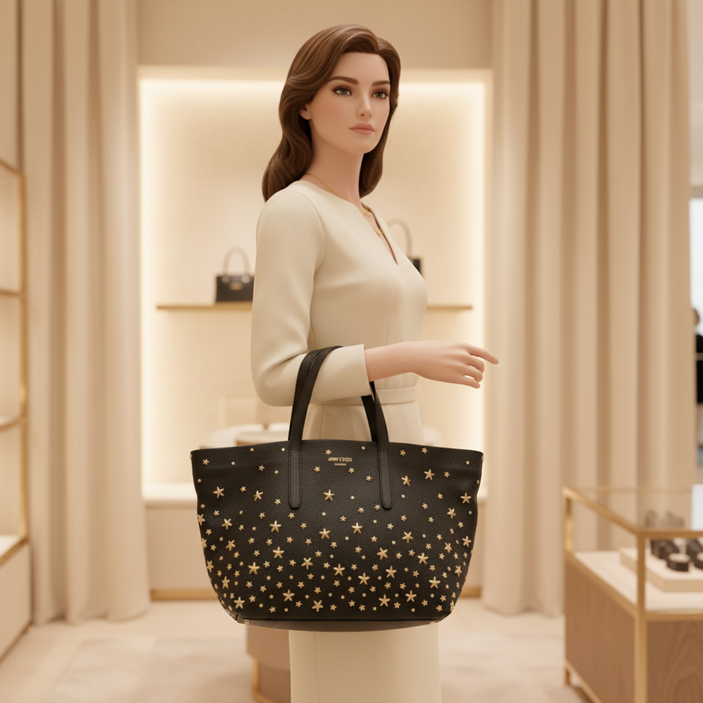 Jimmy Choo Sophia · Studded Leather Tote