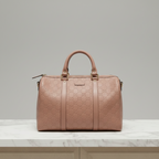 Gucci Guccissima · Boston Bag · Blush Leather