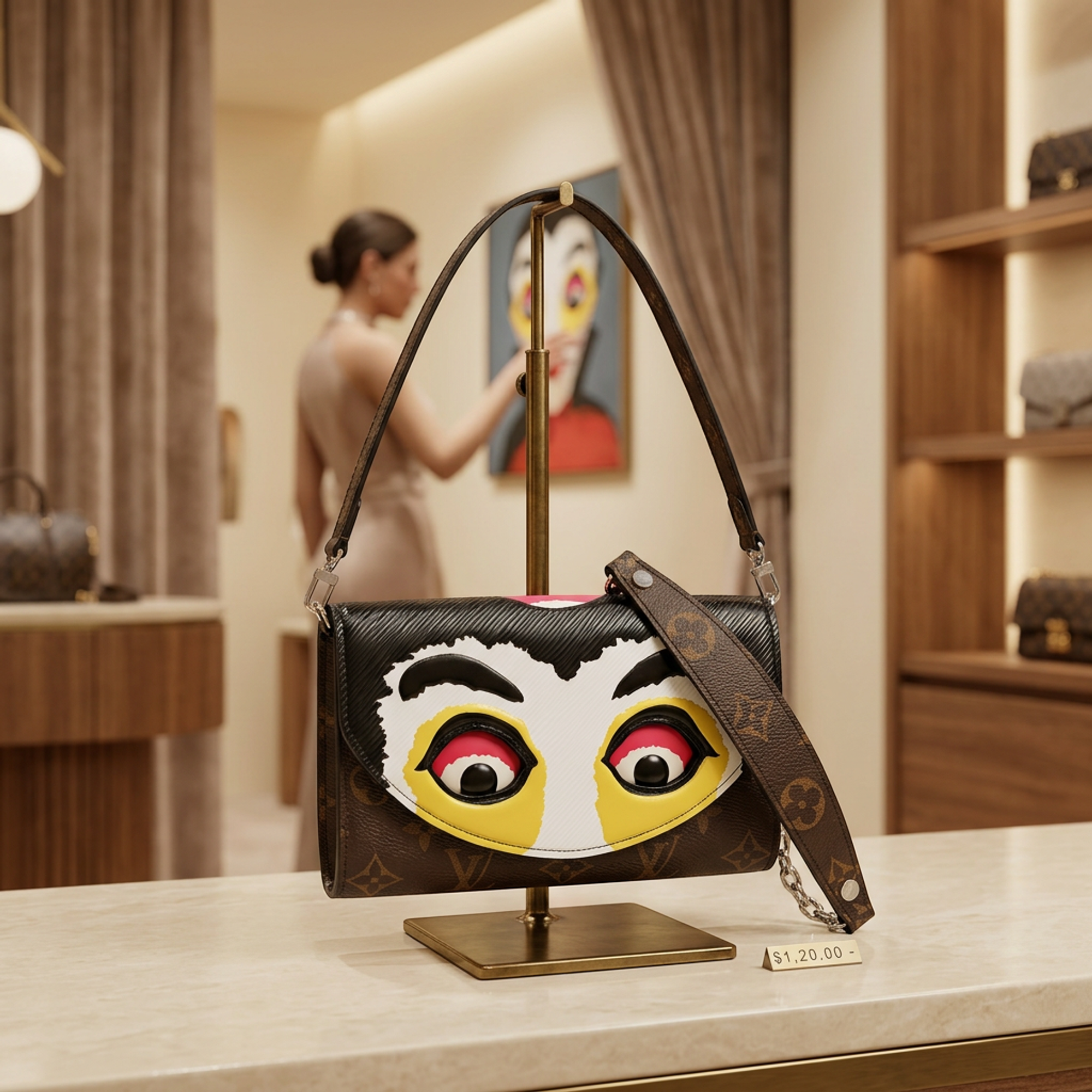 Louis Vuitton Epi Pochette Kabuki Mask