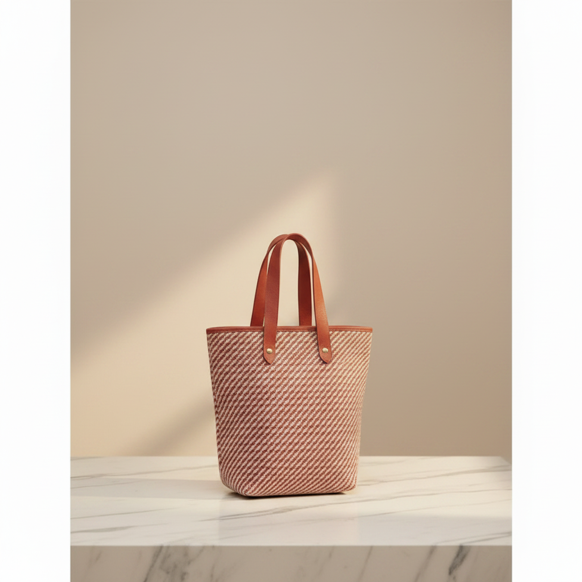 Hermès Ahmedabad · Leather & Toile Tote