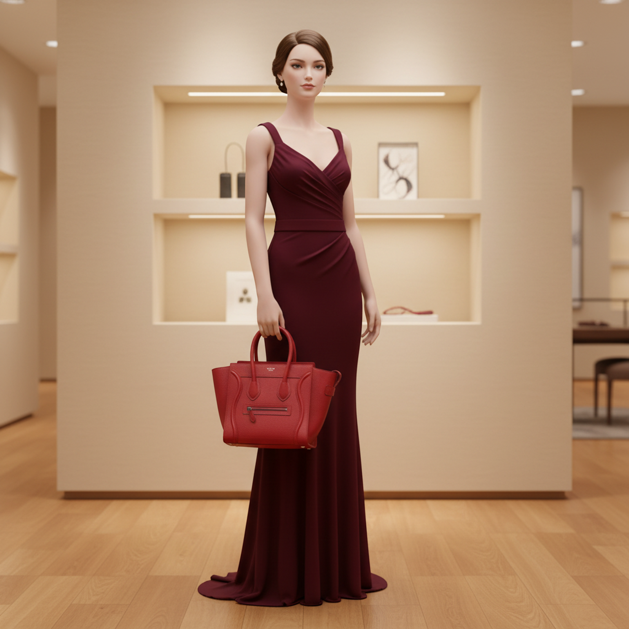 Celine Luggage Micro Shopper · Calfskin