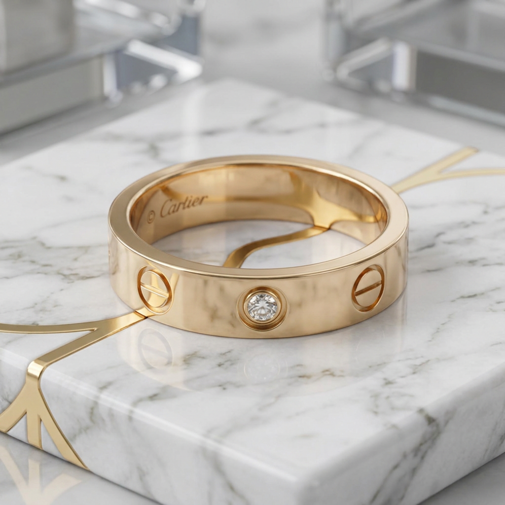 Cartier Mini Love · Rose Gold · Diamond
