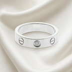 Cartier Mini Love · 18K White Gold · Diamond