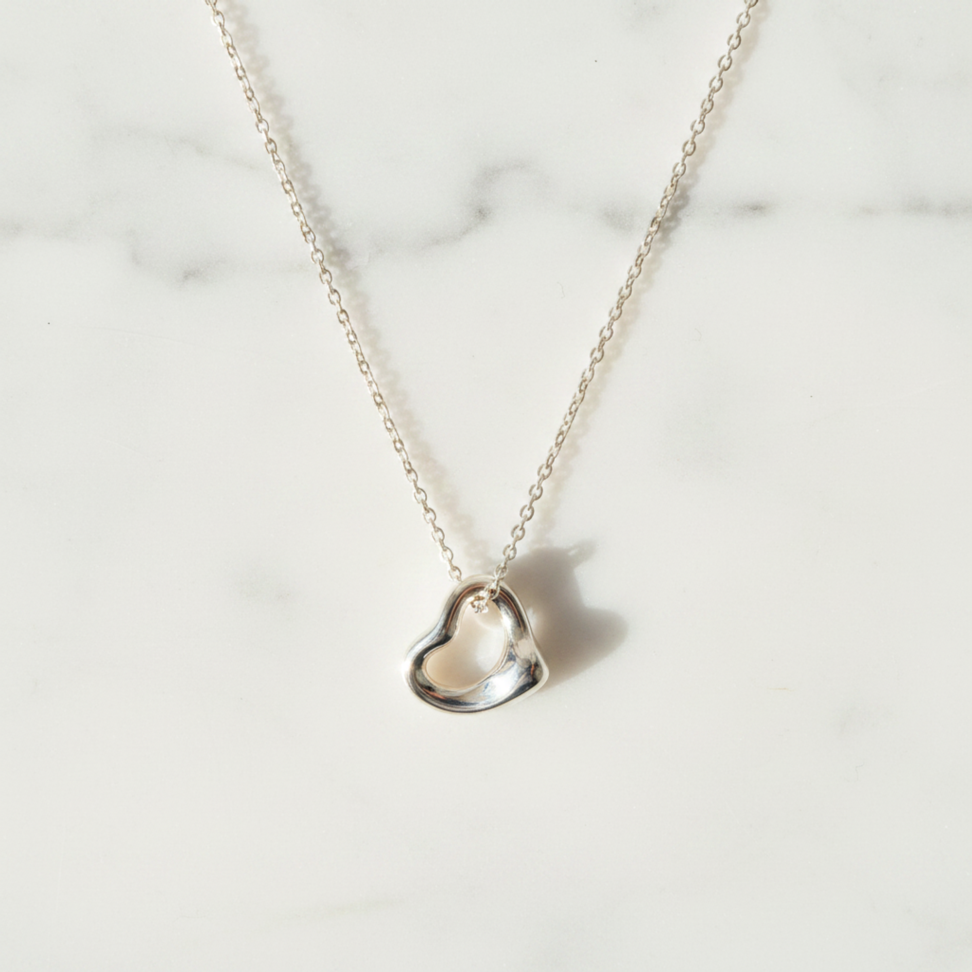 Tiffany Open Heart · Platinum